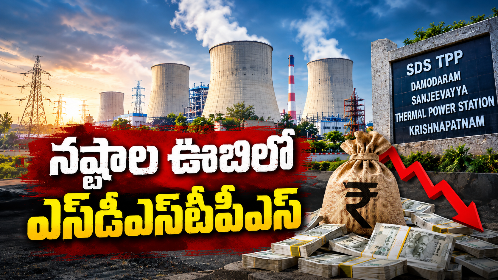 ఎస్‌డీఎస్టీపీఎస్‌ నష్టాలు – కృష్ణపట్నం థర్మల్‌ విద్యుత్‌ కేంద్రం