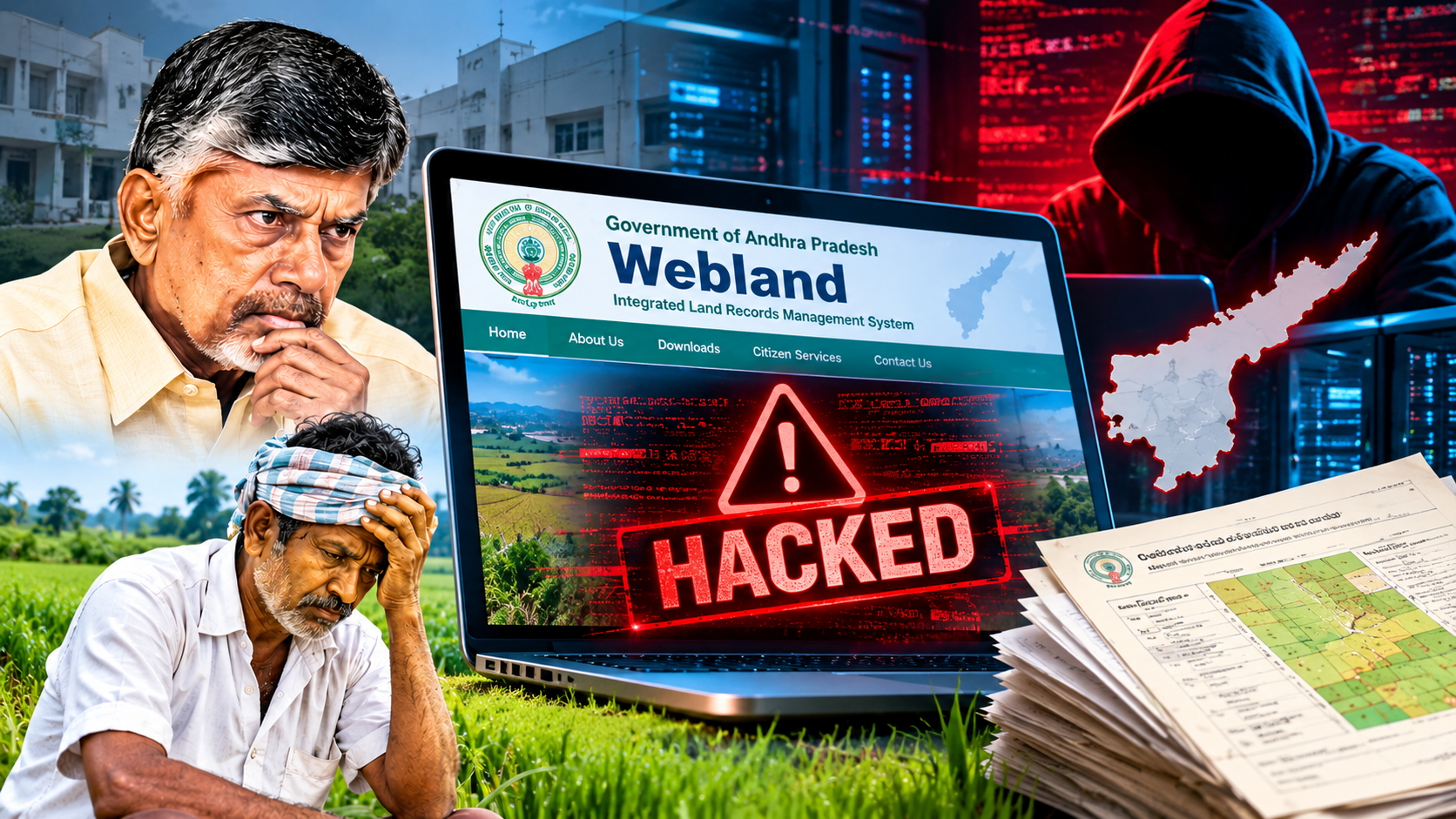 Webland Hack: ఏపీ భూరికార్డుల వ్యవస్థపై సైబర్ దాడి