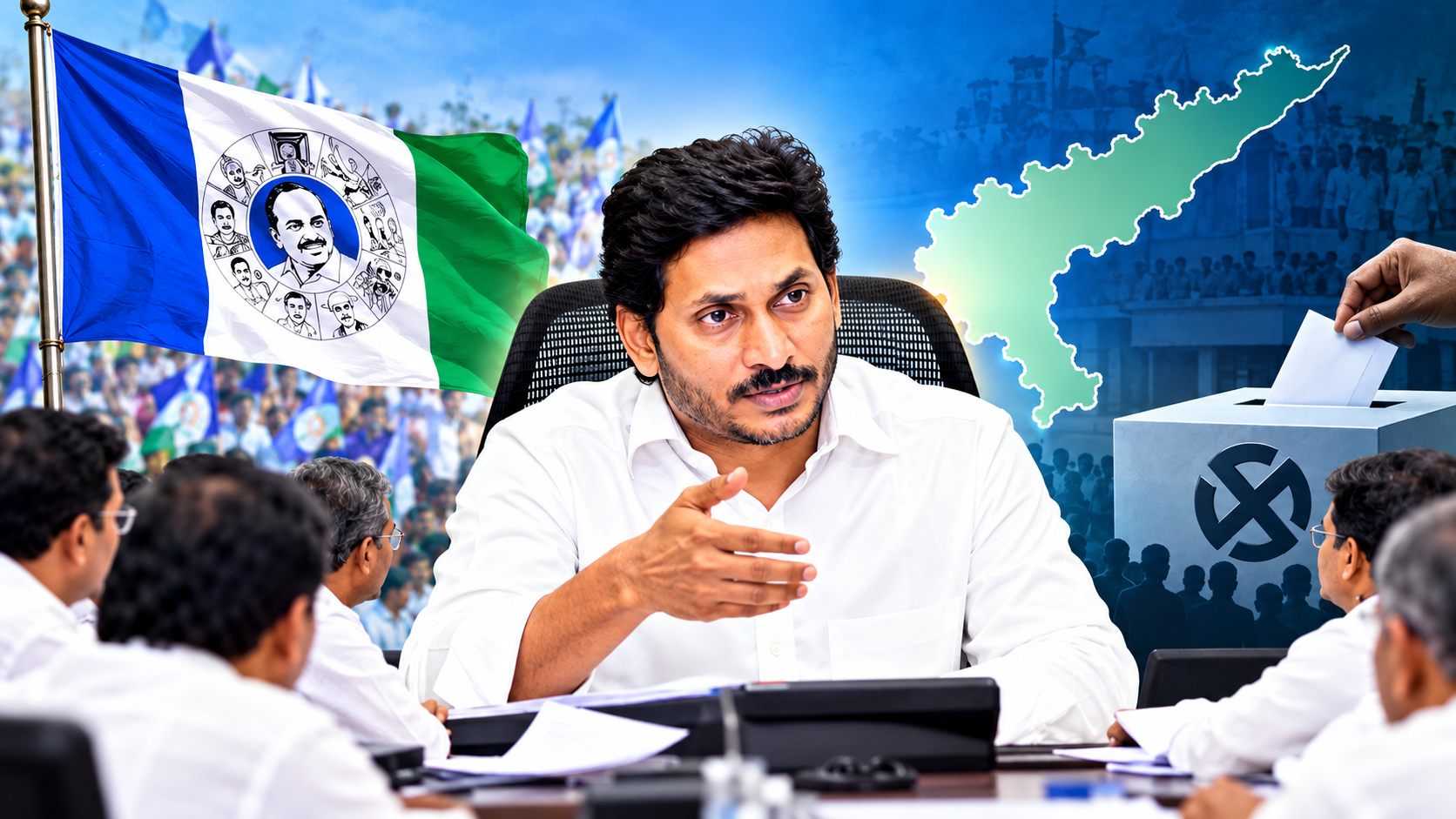 స్థానిక ఎన్నికల వ్యూహంపై వైఎస్ జగన్ చర్చలు