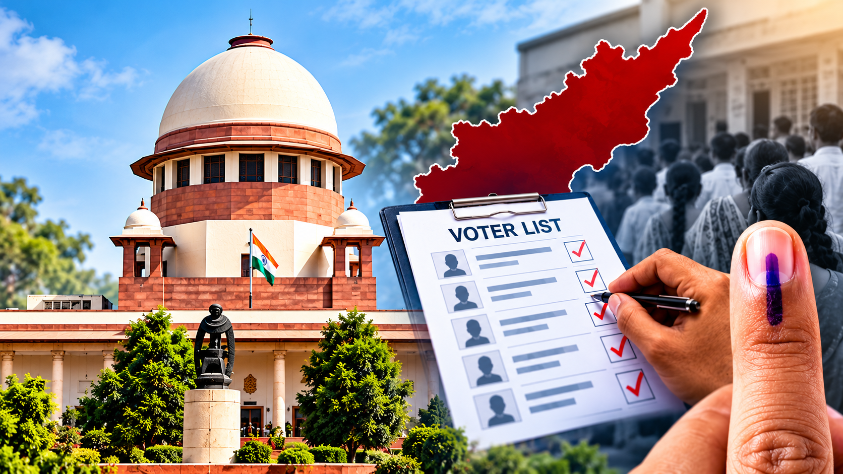 వైఎస్సార్‌సీపీ వినతి, హైకోర్టు ఆదేశాలు, ఓటర్ల జాబితా అంశం